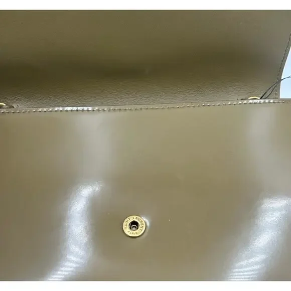 Saint Laurent Ysl Tan Leather Clutch/chain wallet made in Italy - Picture 6 of 11